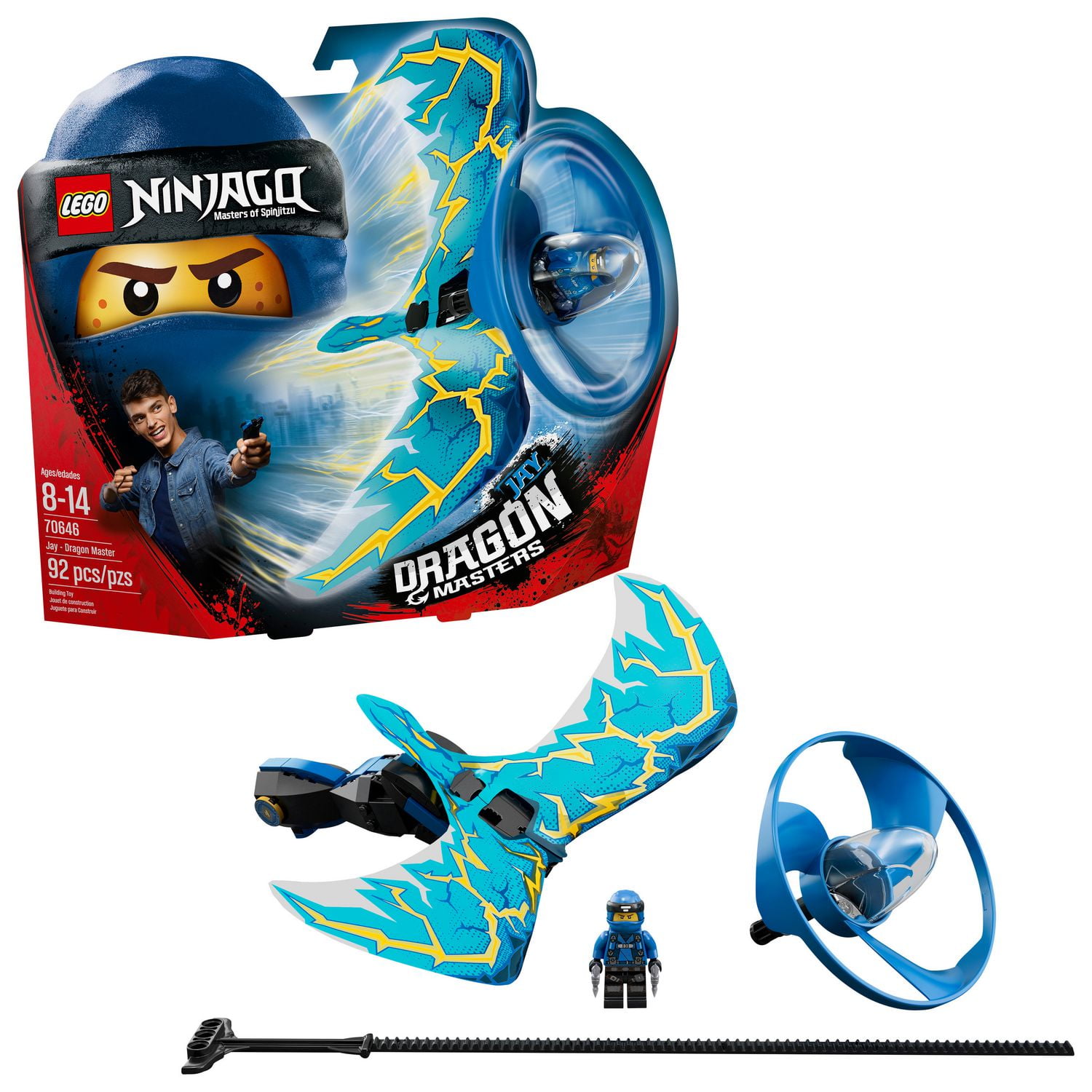 LEGO Ninjago Jay Dragon Master 70646 Walmart