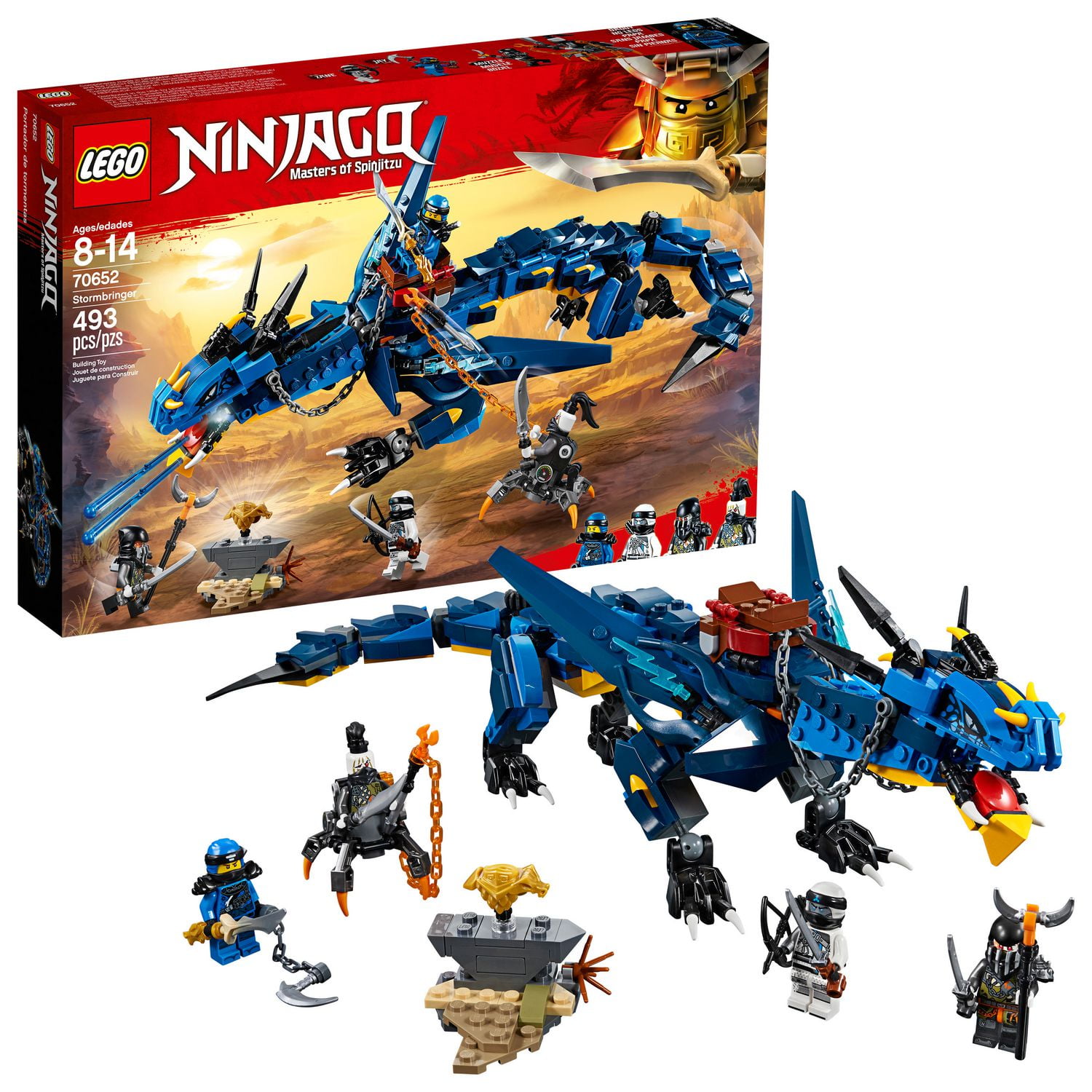 LEGO NINJAGO Masters of Spinjitzu: Stormbringer 70652 Building Kit (493  Piece) - Walmart.ca