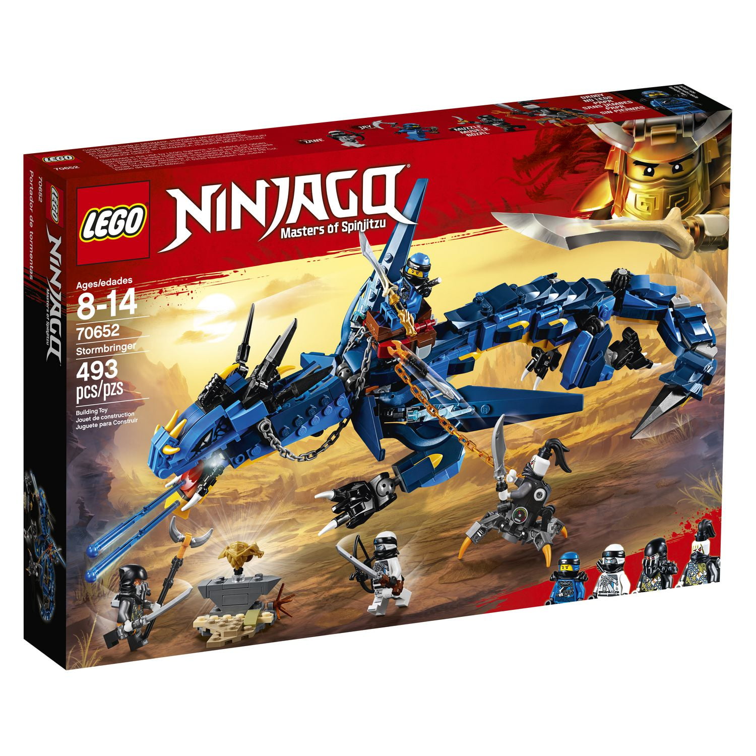 LEGO NINJAGO Masters of Spinjitzu: Stormbringer 70652 Building Kit (493  Piece) - Walmart.ca