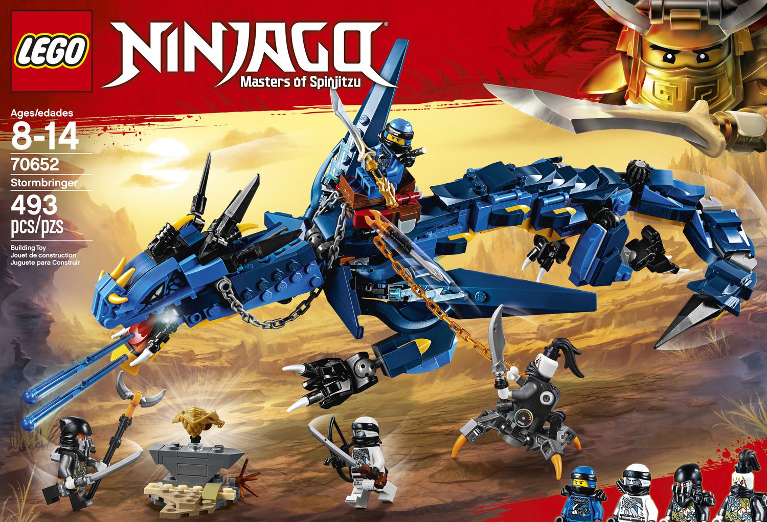 LEGO NINJAGO Masters of Spinjitzu: Stormbringer 70652 Building Kit