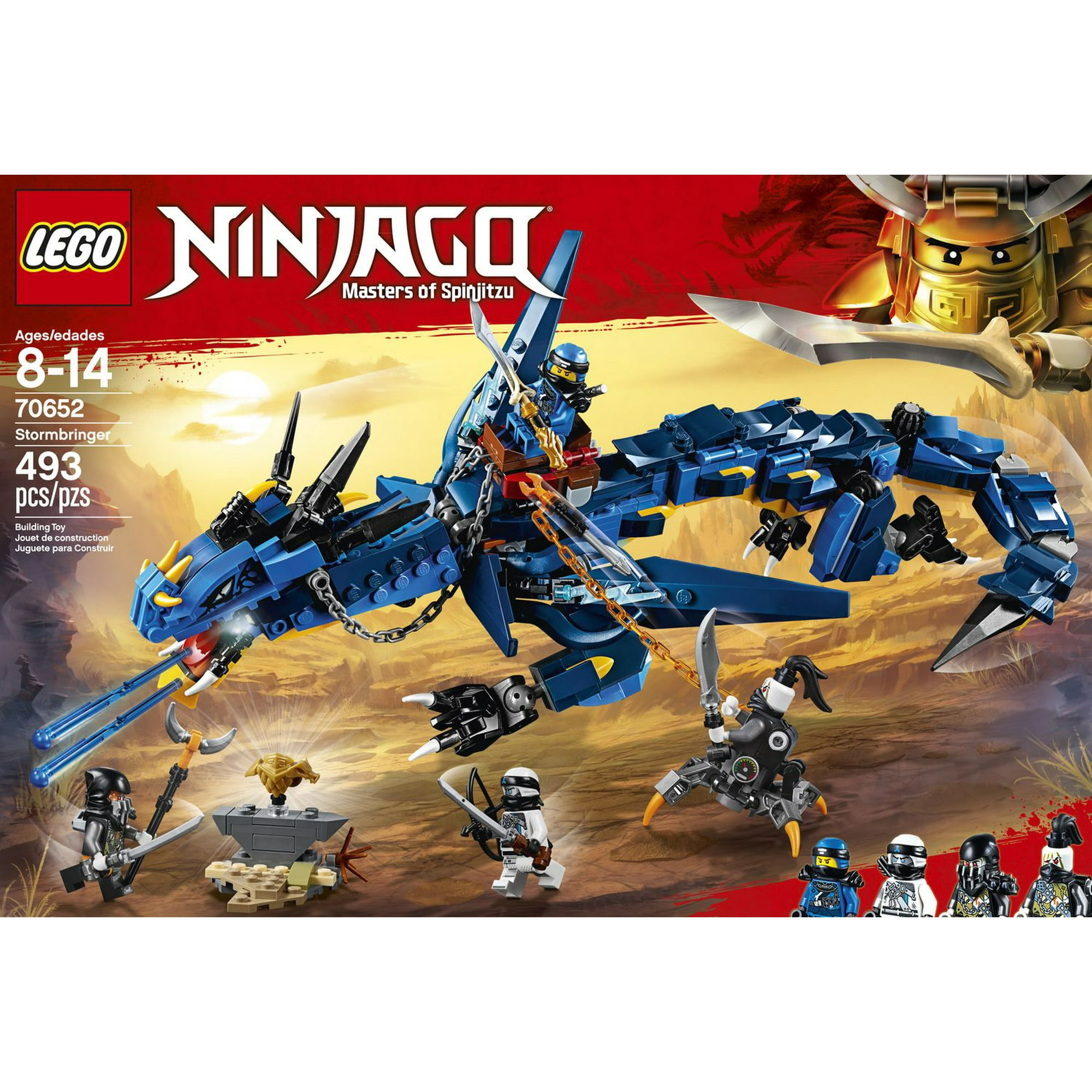 LEGO NINJAGO Masters of Spinjitzu: Stormbringer 70652 Building Kit (493  Piece) - Walmart.ca