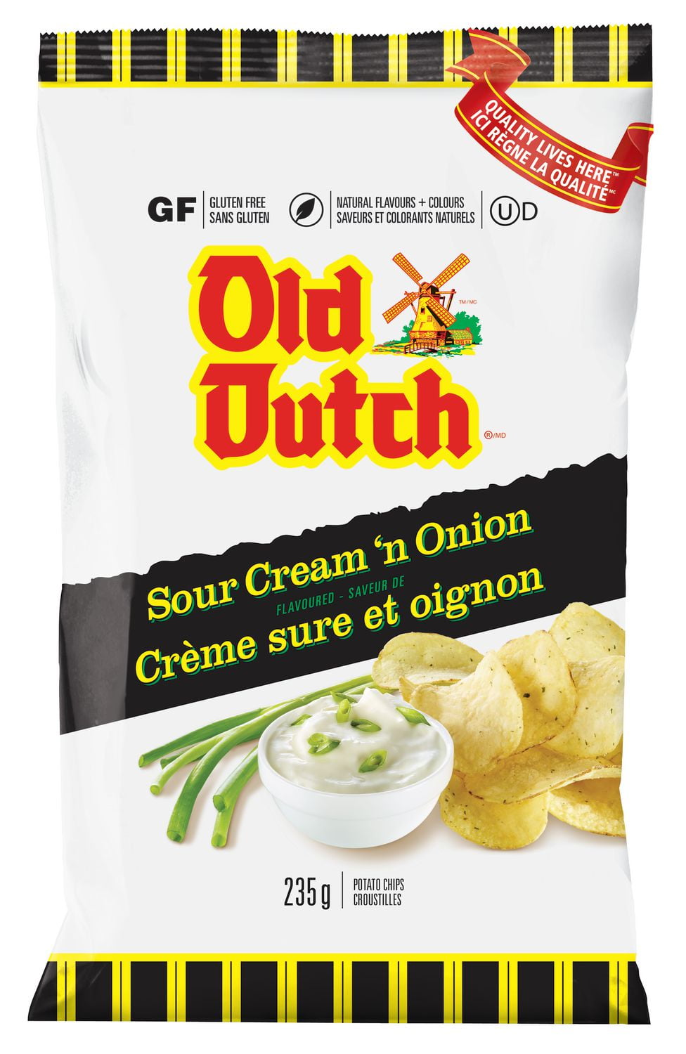 Old Dutch Sour Cream & Onion Potato Chips Walmart Canada