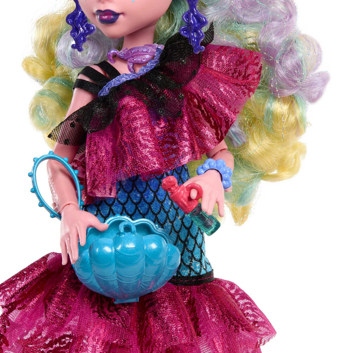 Monster High Lagoona Blue Doll in Monster Ball Party Dress with