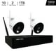Night Owl 10 Canaux 1080p Système de sécurité intelligent avec disque dur 1TB et 2 caméras Wi-Fi IP 1080p 2 caméras, 10 canaux, 1 To, sans fil – image 1 sur 5
