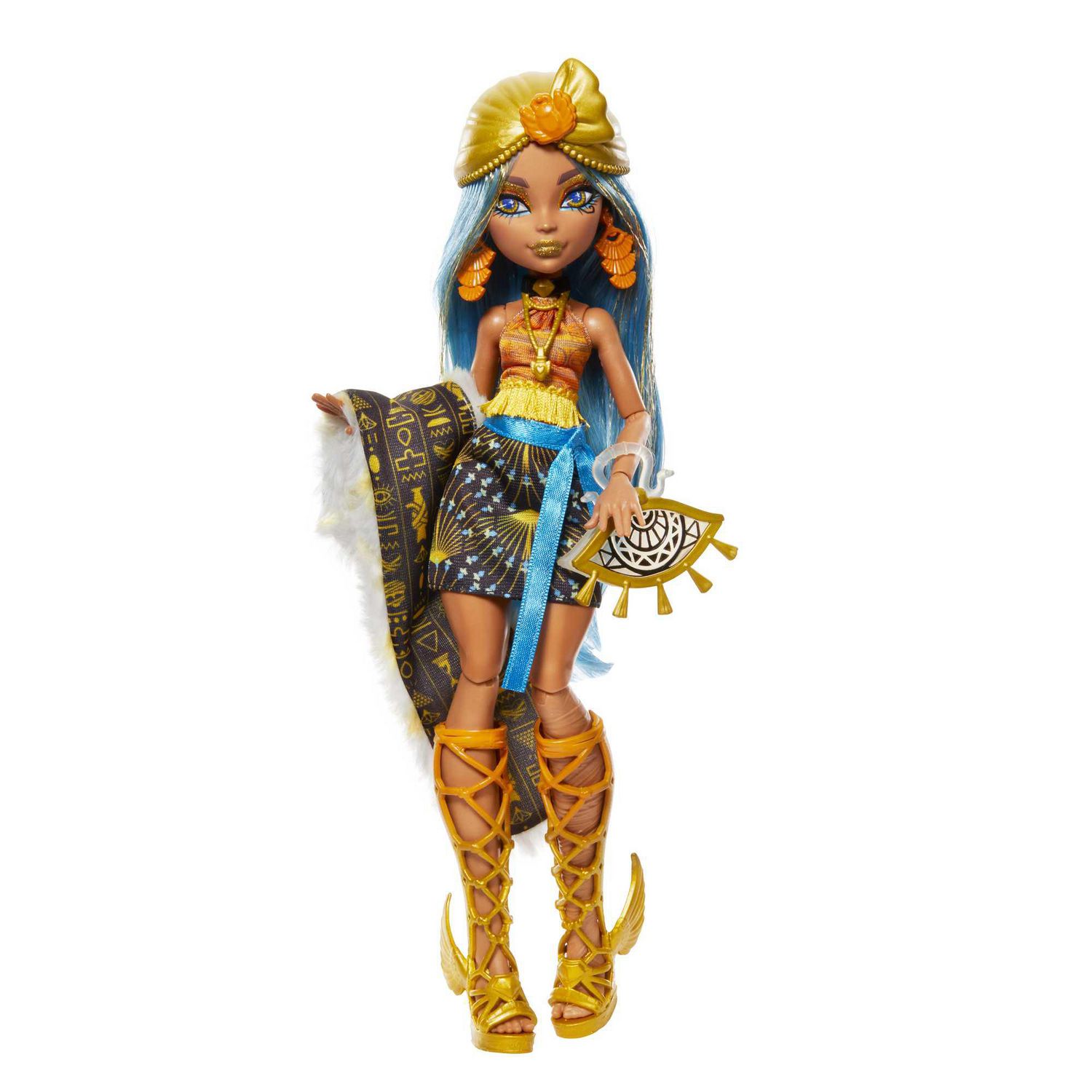 Monster High Doll, Cleo De Nile, Skulltimate Secrets: Fearidescent