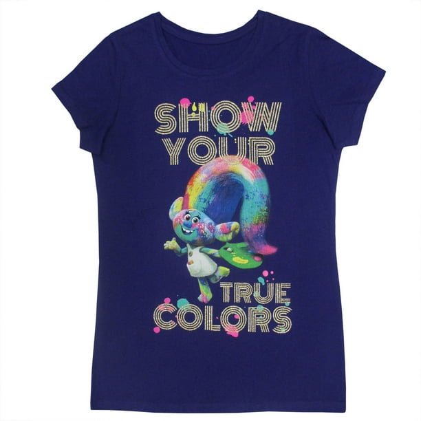 T-shirt Trolls de DreamWorks à manches longues pour filles