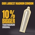 thumbnail image 2 of Trojan Magnum XL Extra Large Size Lubricated Condoms, 2 of 7