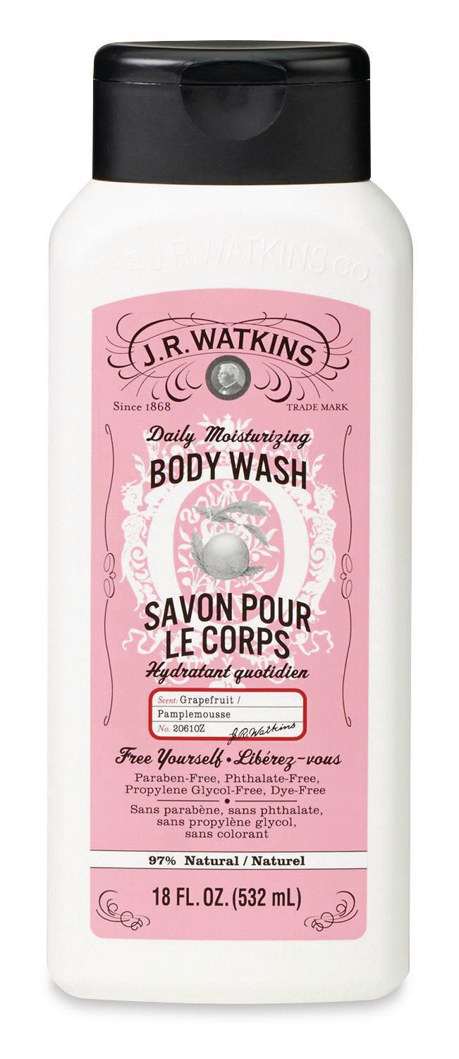 J.R Watkins Grapefruit Daily Moisturizing Body Wash Walmart Canada