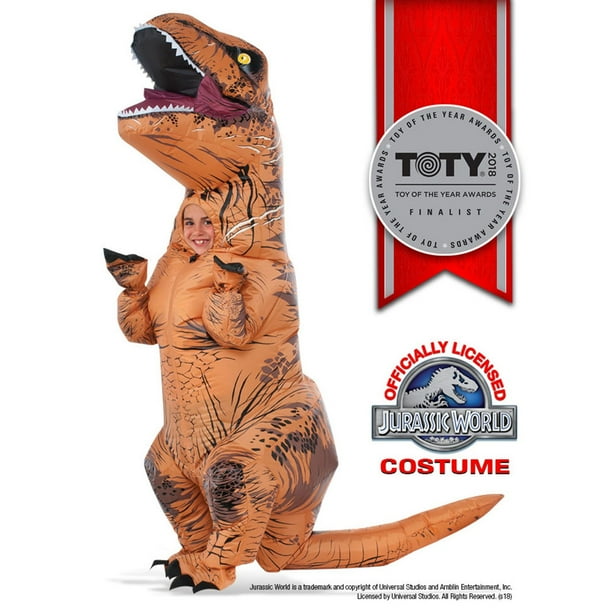Costume T-Rrex Gonflable Jurassic World D'Enfants