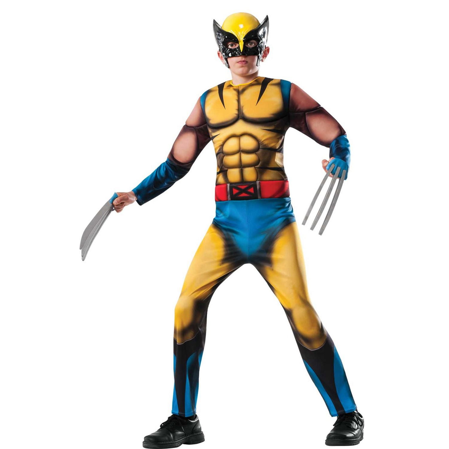 Rubie s Kids Marvel Deluxe Wolverine Costume Walmart