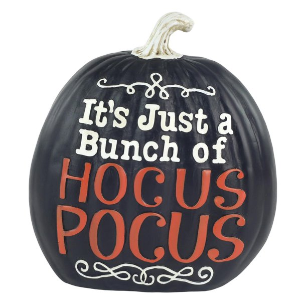 Way To Celebrate Halloween Polyresin Hocus Pocus Pumpkin Décor ...