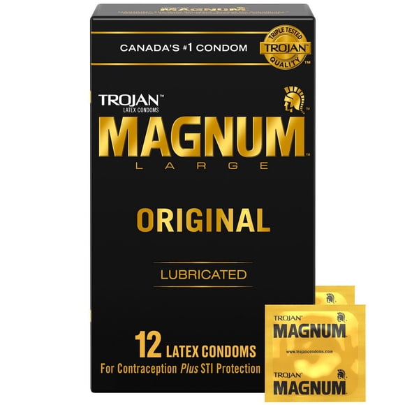 Trojan Magnum Large Size Lubricated Condoms