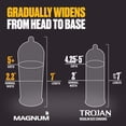 thumbnail image 3 of Trojan Magnum Large condoms lubrifiés, 36 count, 3 of 7