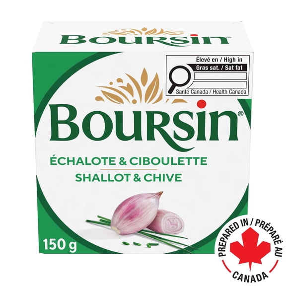 Boursin Shallot & Chive, Spreadable Cheese 150g