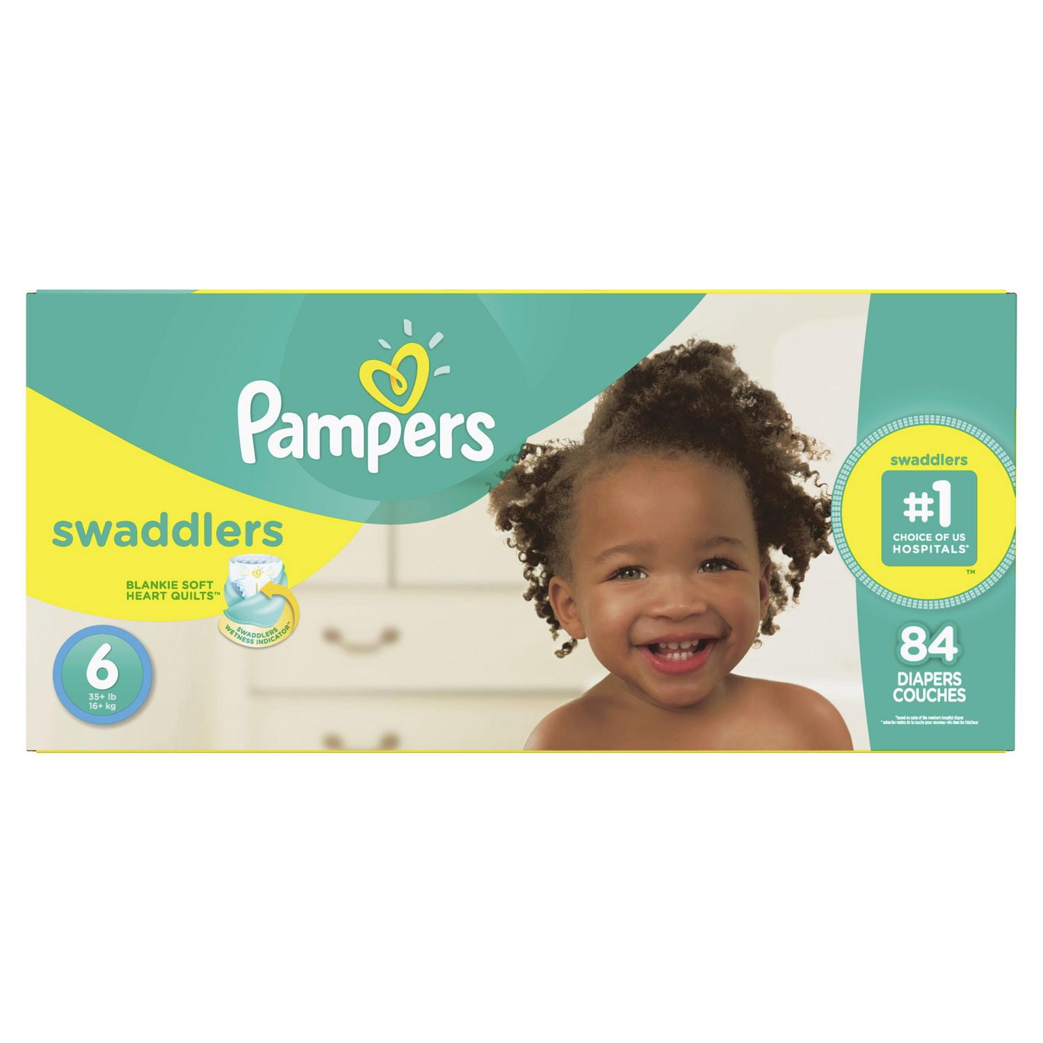 walmart pampers size 6