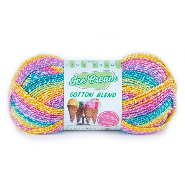 Lion Brand Ice Cream Cotton Blend