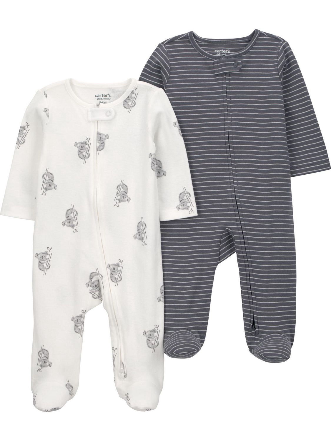 Carter's Child of Mine Infant Boy 2pk SNP Grey Koala