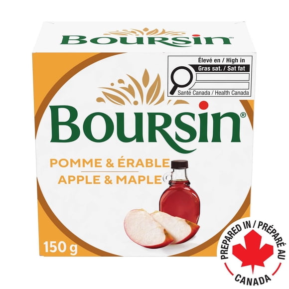 Boursin Apple & Maple, Spreadable Cheese 150g