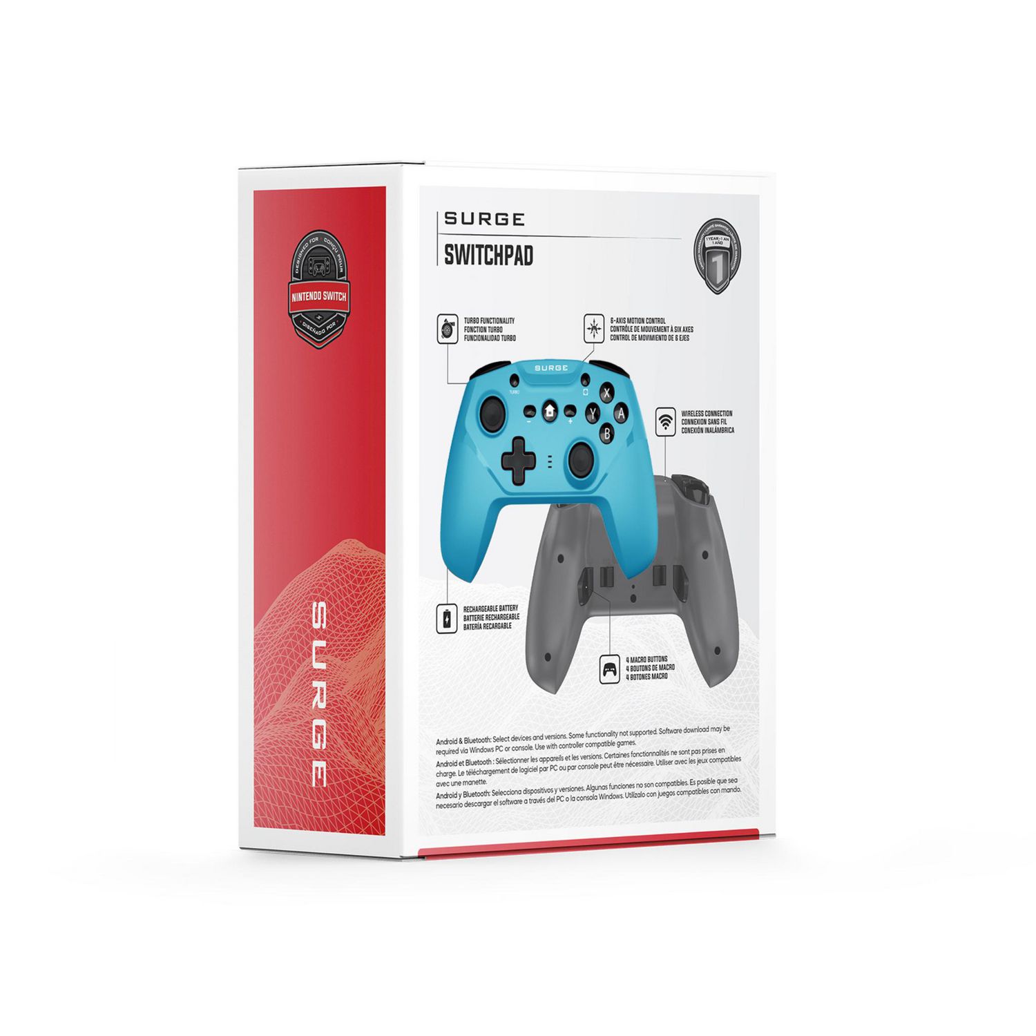 Surge Nintendo Switch Wireless Pro Controller