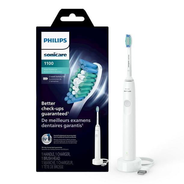 Brosse à dents électrique Philips Sonicare 1100, blanche et grise, HX3641/02 Brosse à dents électrique Philips Sonicare 1100
