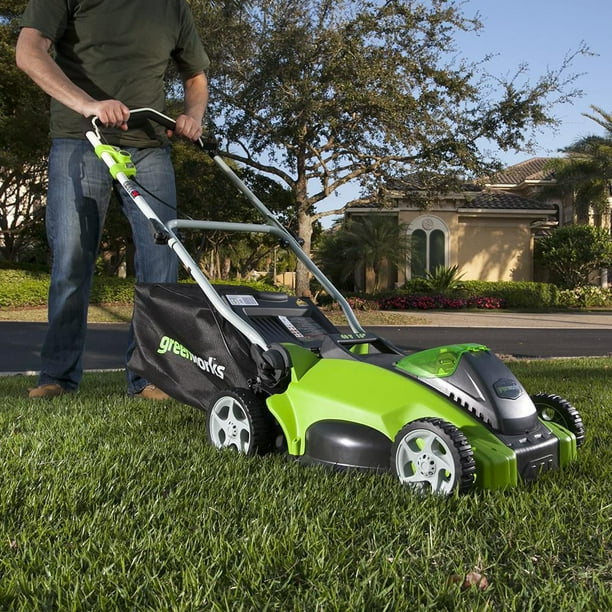 Greenworks 40-Volts 16-in Cordless Push Lawn Mower with 1 Lithium-Ion Battery 2524002CA