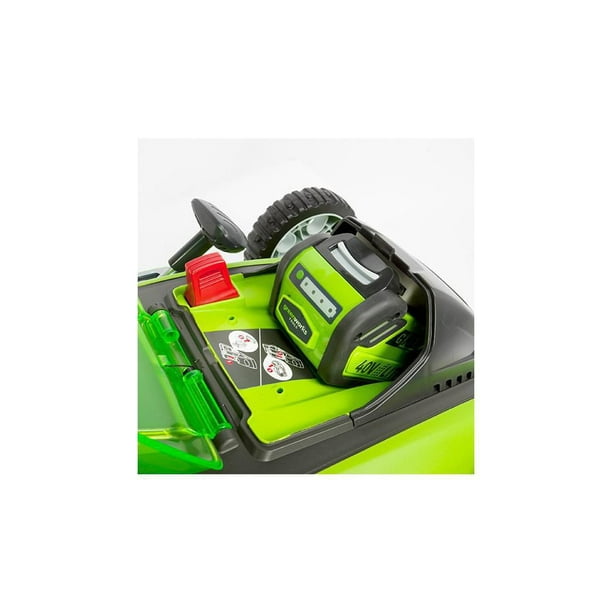 Greenworks 40V 16-inch Cordless Lawn Mower, 4.0 AH Battery and