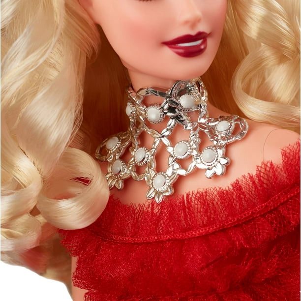 Poupée Barbie Noël 2018 – Cheveux blonds 