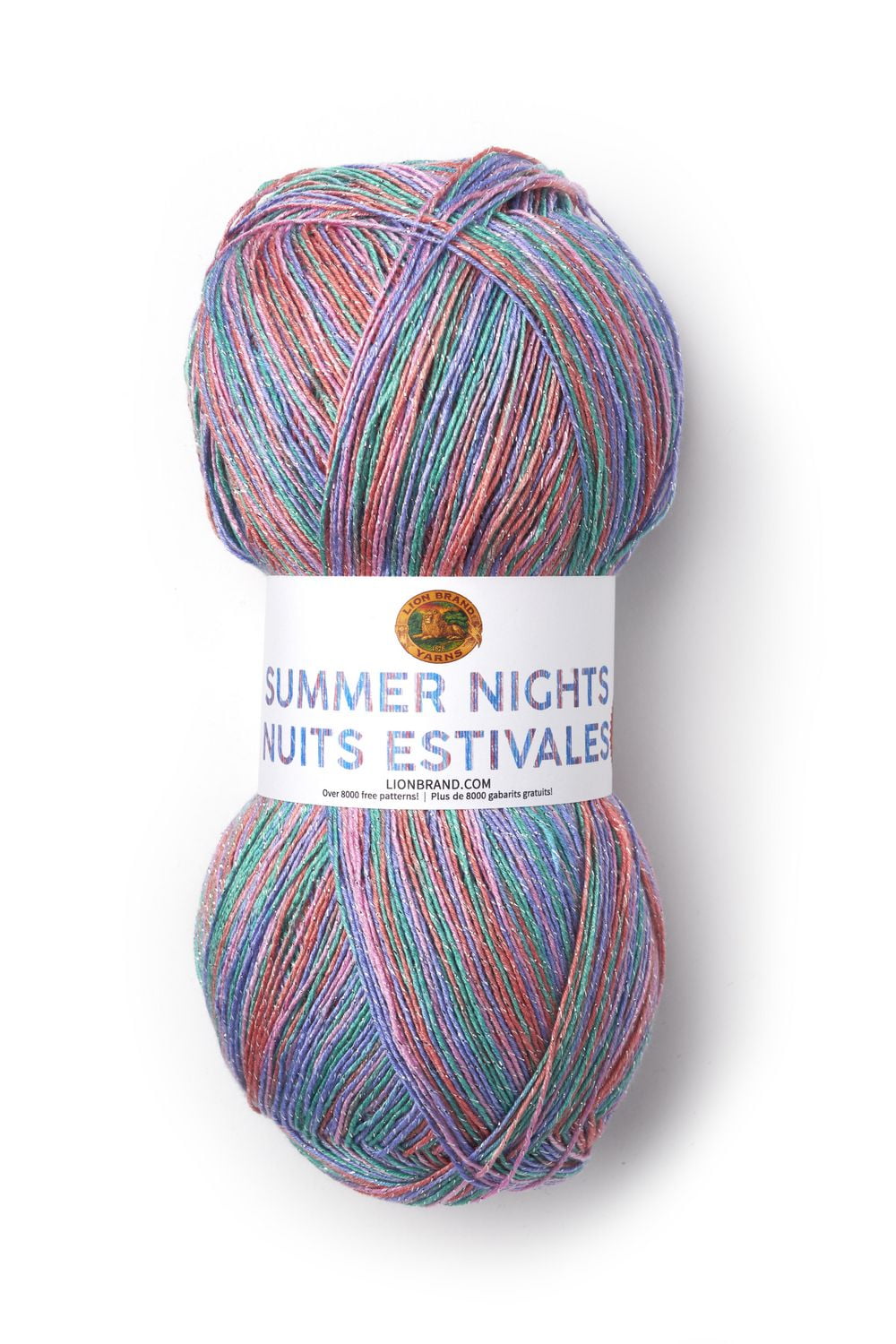 Lion Brand Yarn 511310 Summer Nights Bonus Bundle Wildflowers Metallic