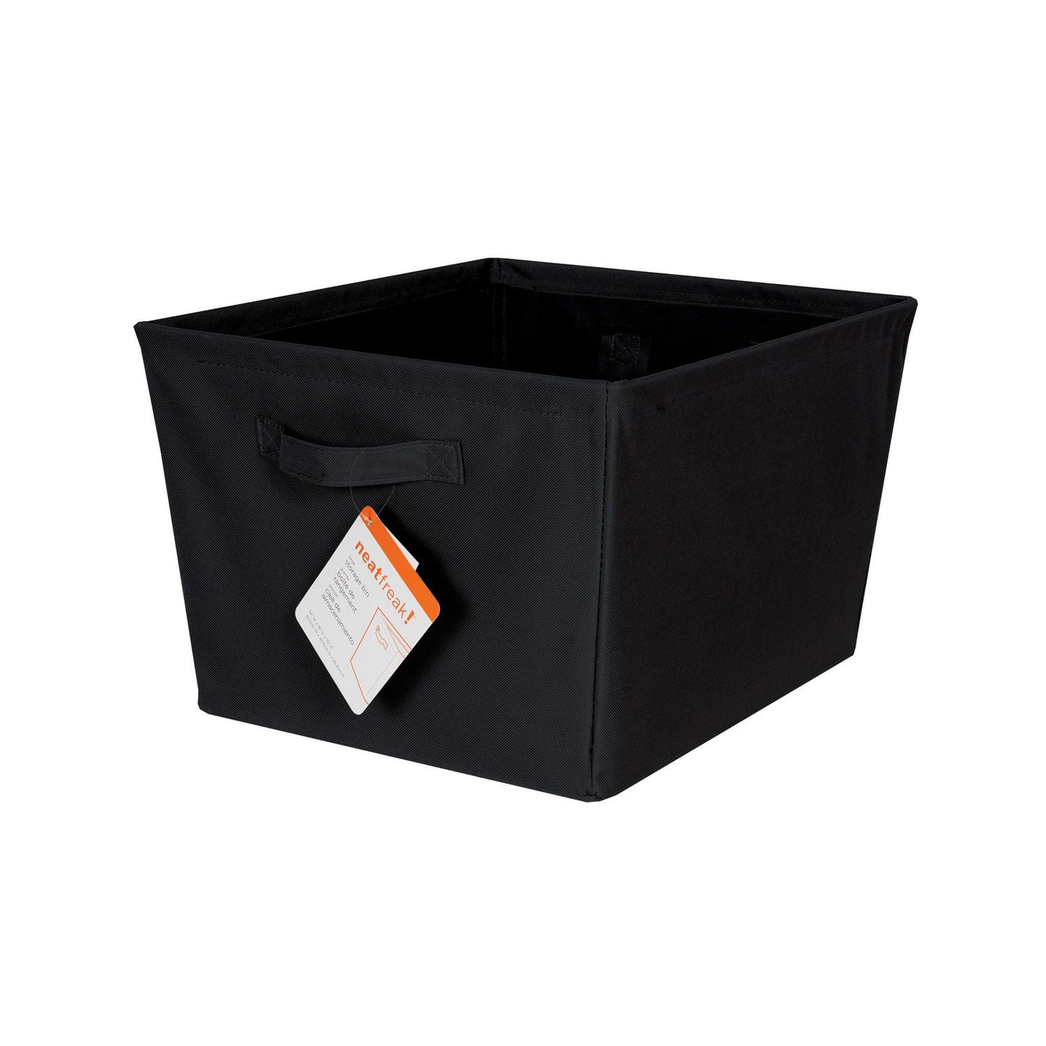 Large black on sale storage bins