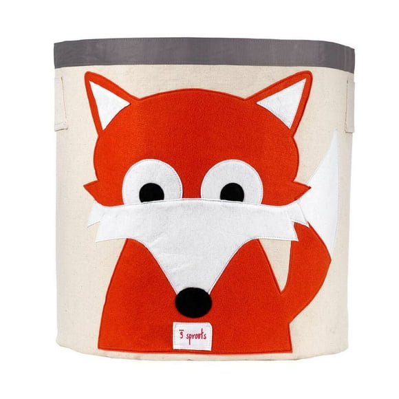3 Sprouts Fox Baby Toys Storage Bin