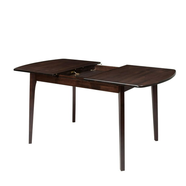 Table oblongue extensible Dillon de CorLiving en bois couleur cappuccino pour salle à manger