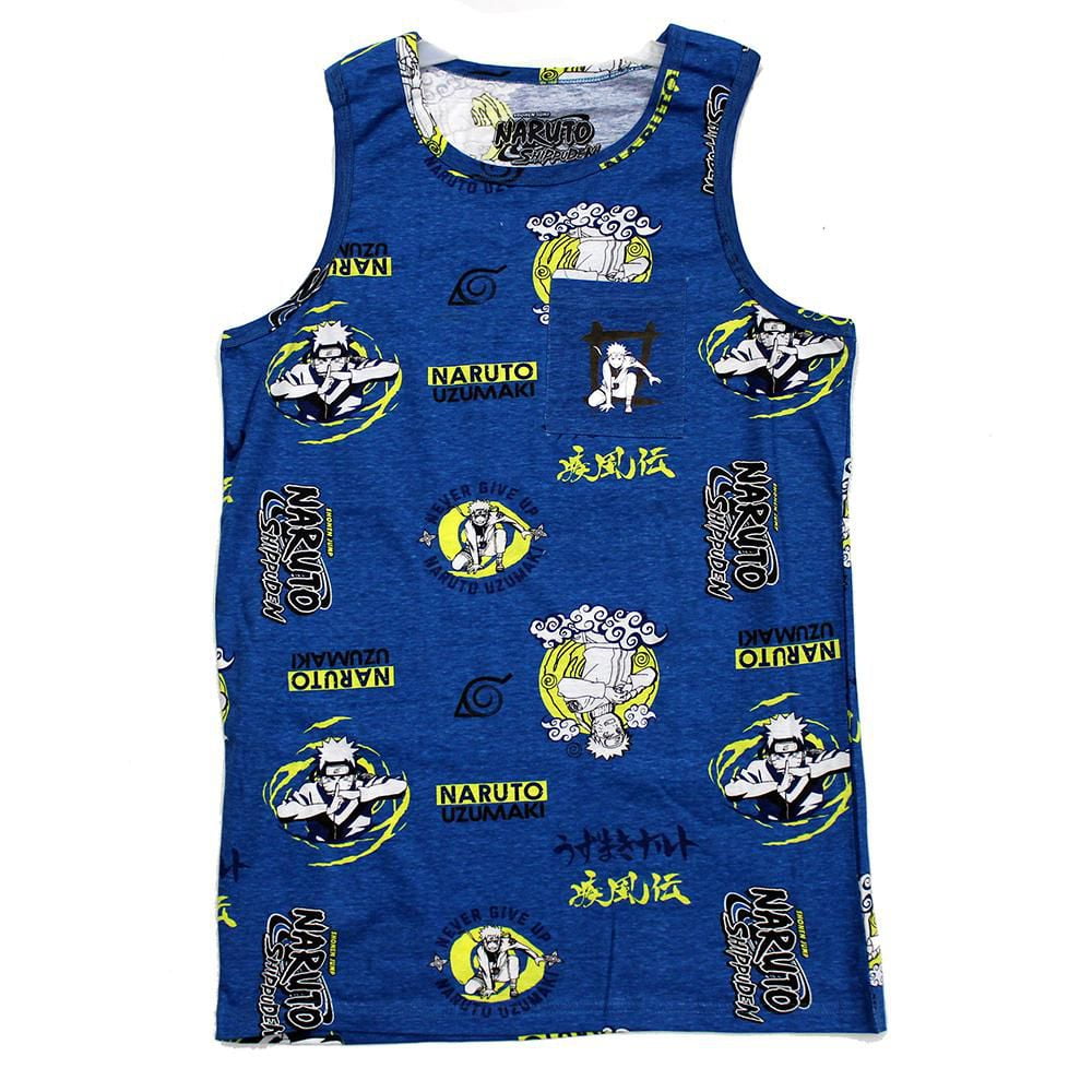 Men's license Naruto tank top.