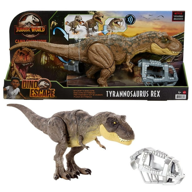 2 pièces/boîte Jouet Pression Lanceur Dinosaure Voiture , Réaliste  Tyrannosaure Rex , Enfants Éducatif Cadeau, Mode en ligne