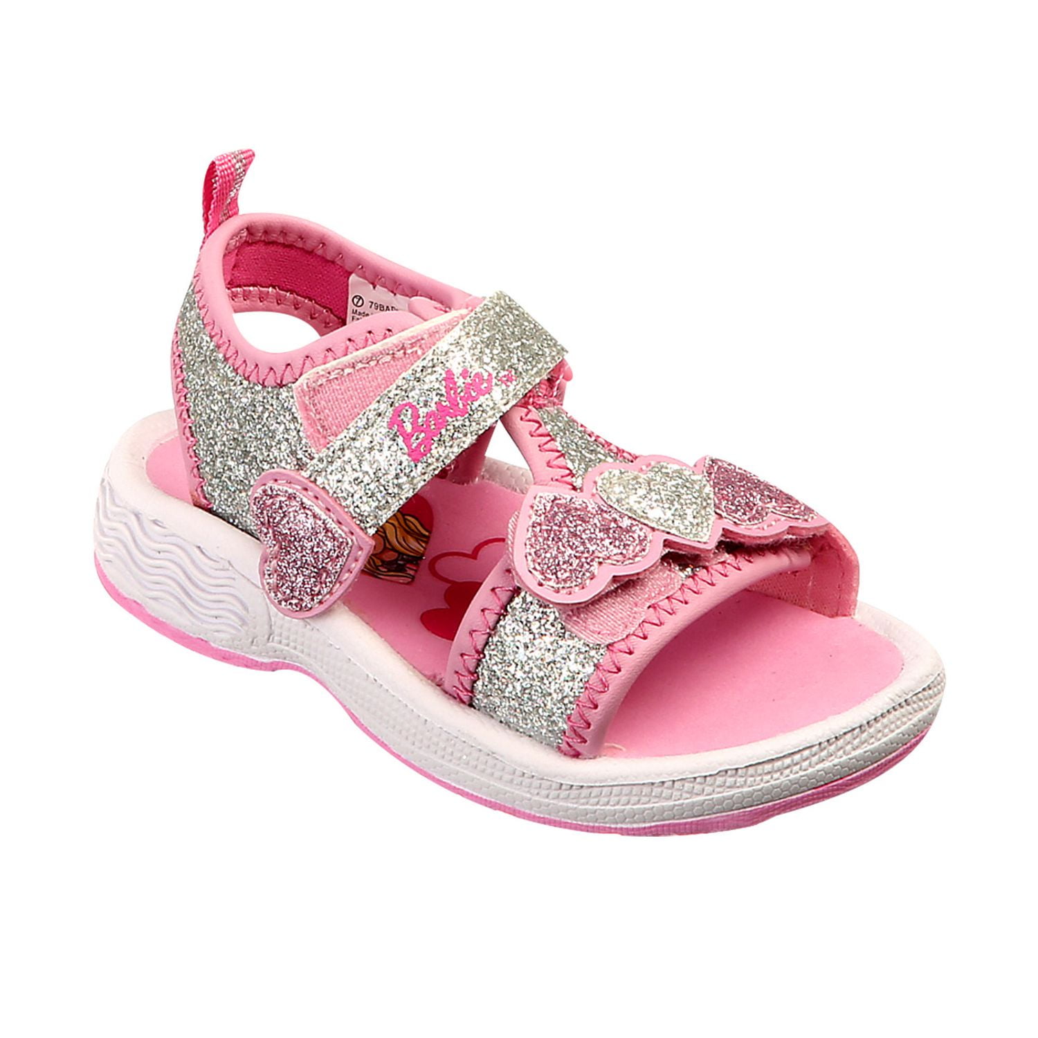 Pink on sale sparkly sandals