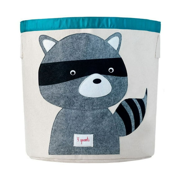 3 Sprouts Racoon Baby Toys Storage Bin