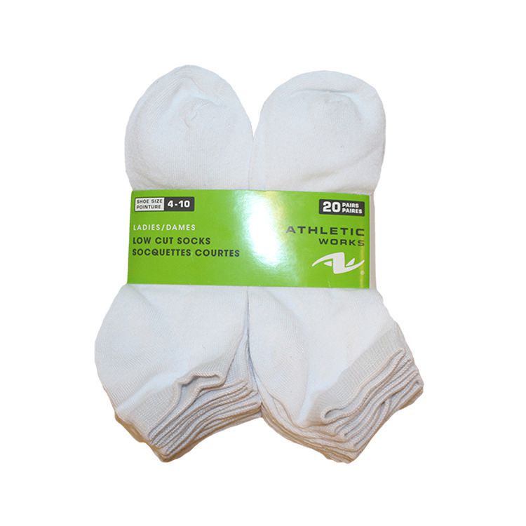 Athletic Works Women's 20Pairs Low Cut Socks Walmart Canada