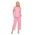 thumbnail image 1 of Iyla Women's Notch Collar Pajama 2-Piece Set, 1 of 6