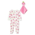 thumbnail image 1 of George Baby Girls' Sleeper 2-Piece Set, 1 of 2