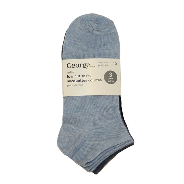 George Ladies Basic Low Cut Socks