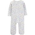 thumbnail image 2 of Carter's Child of Mine Baby Girls' 2-Way Zip Ribbed Sleeper, 2 of 4