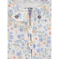 thumbnail image 3 of Carter's Child of Mine Baby Girls' 2-Way Zip Ribbed Sleeper, 3 of 4