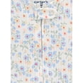 thumbnail image 4 of Carter's Child of Mine Baby Girls' 2-Way Zip Ribbed Sleeper, 4 of 4