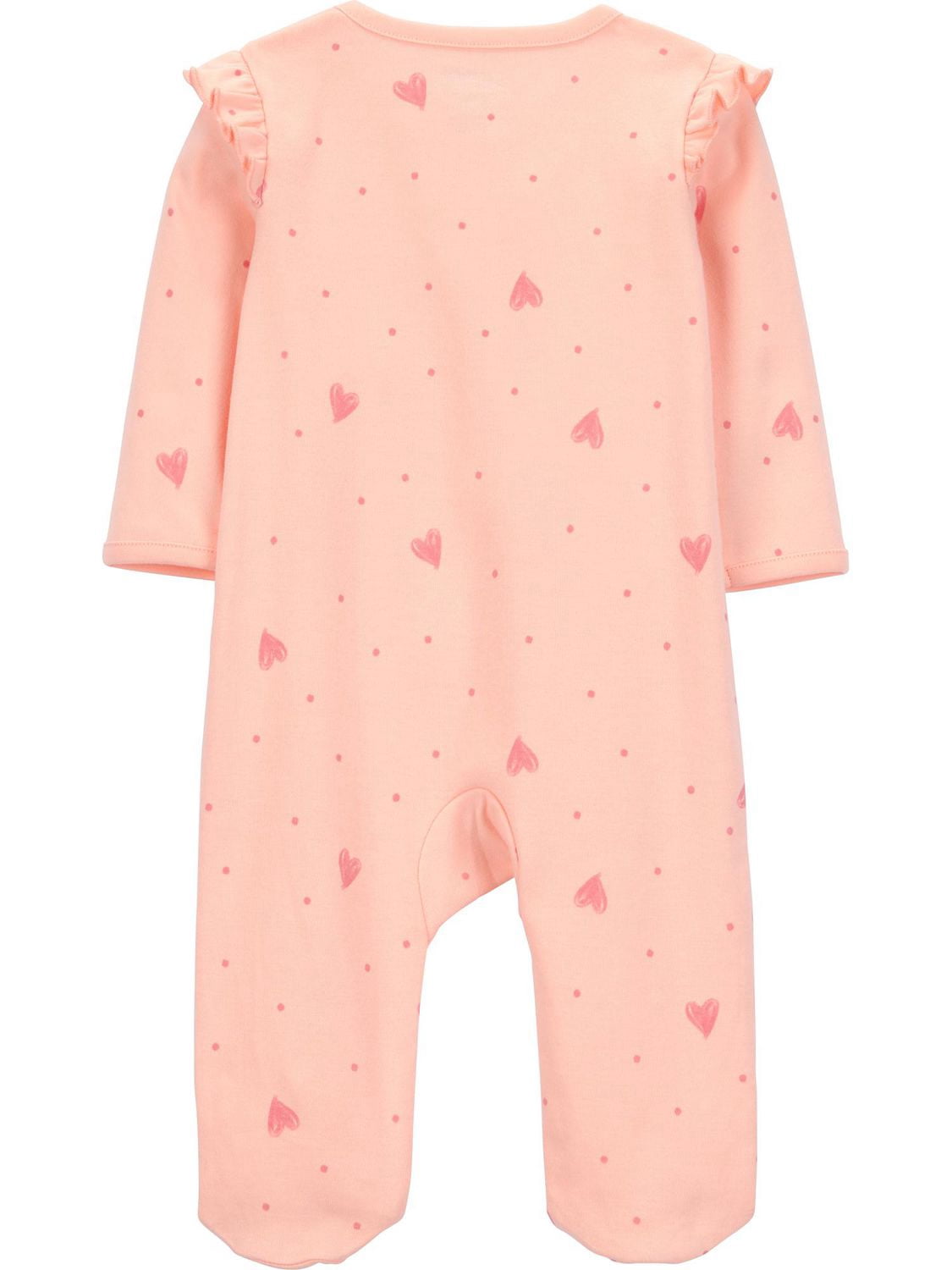 Carter's Child of Mine Baby Girls' 2-Way Zip Cotton Sleeper