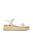 thumbnail image 1 of Noemim white wedge sandals, 1 of 6