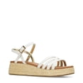 thumbnail image 2 of Noemim white wedge sandals, 2 of 6