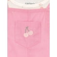 thumbnail image 4 of Carter's Child of Mine Infant Girl Shortall Set Pink, 4 of 5