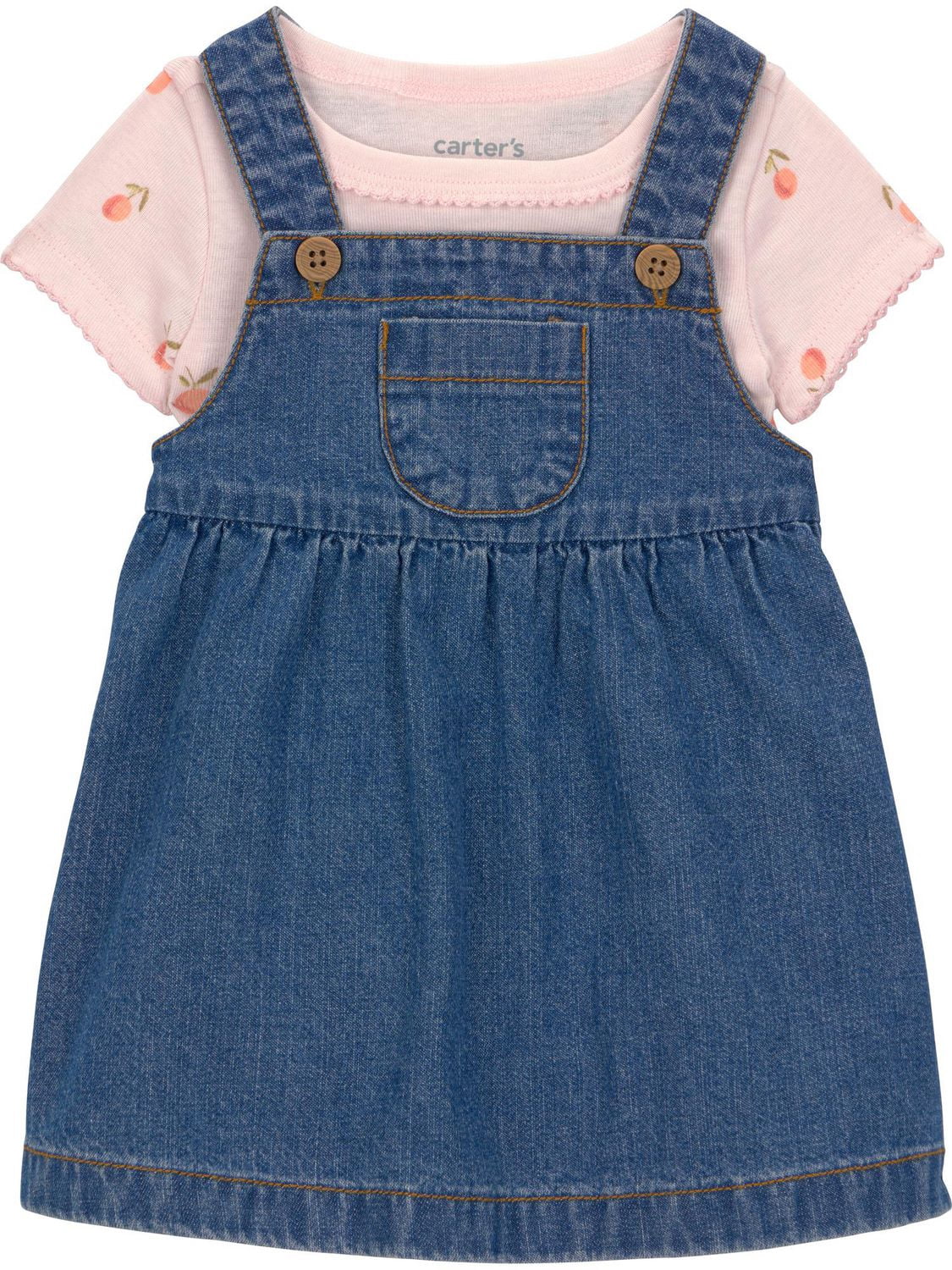 Carter's Child of Mine Infant Girl Denim Skirtall