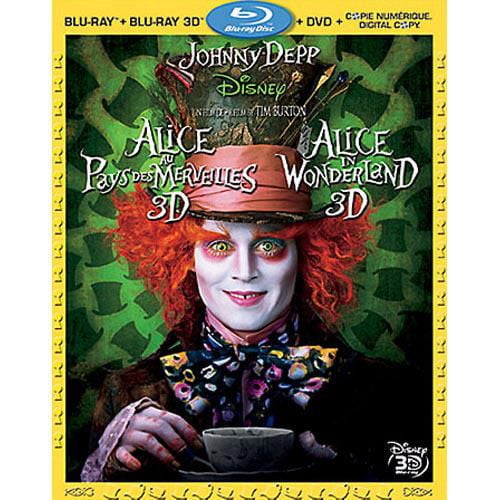 Alice Au Payes Des Merveilles (3D) (Blu-ray 3D + Blu-ray + DVD + Copie Numérique) (Bilingue)