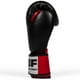 Gants de boxe IBF Sport Series - 16 oz. - Rouge et noir – image 5 sur 8