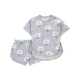 thumbnail image 1 of Carter's Child of Mine Infant Girl 2pc Set Blue Floral, 1 of 3